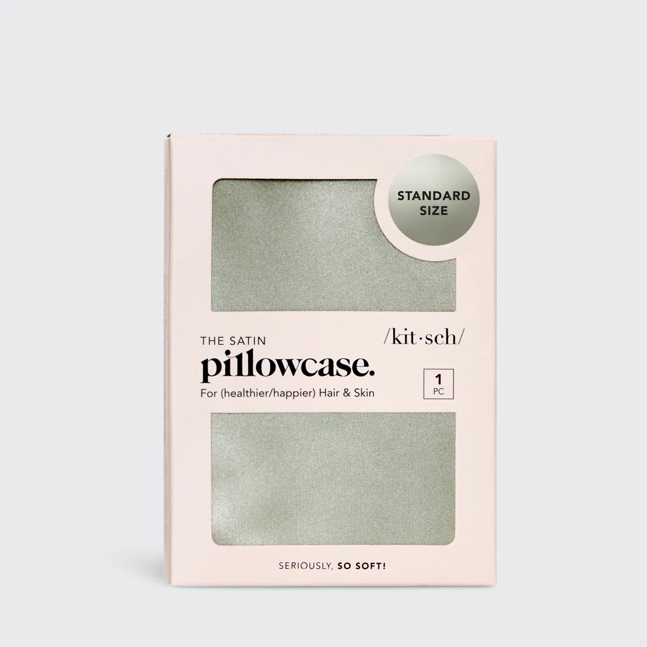 KITSCH - Satin Pillowcase - Sage