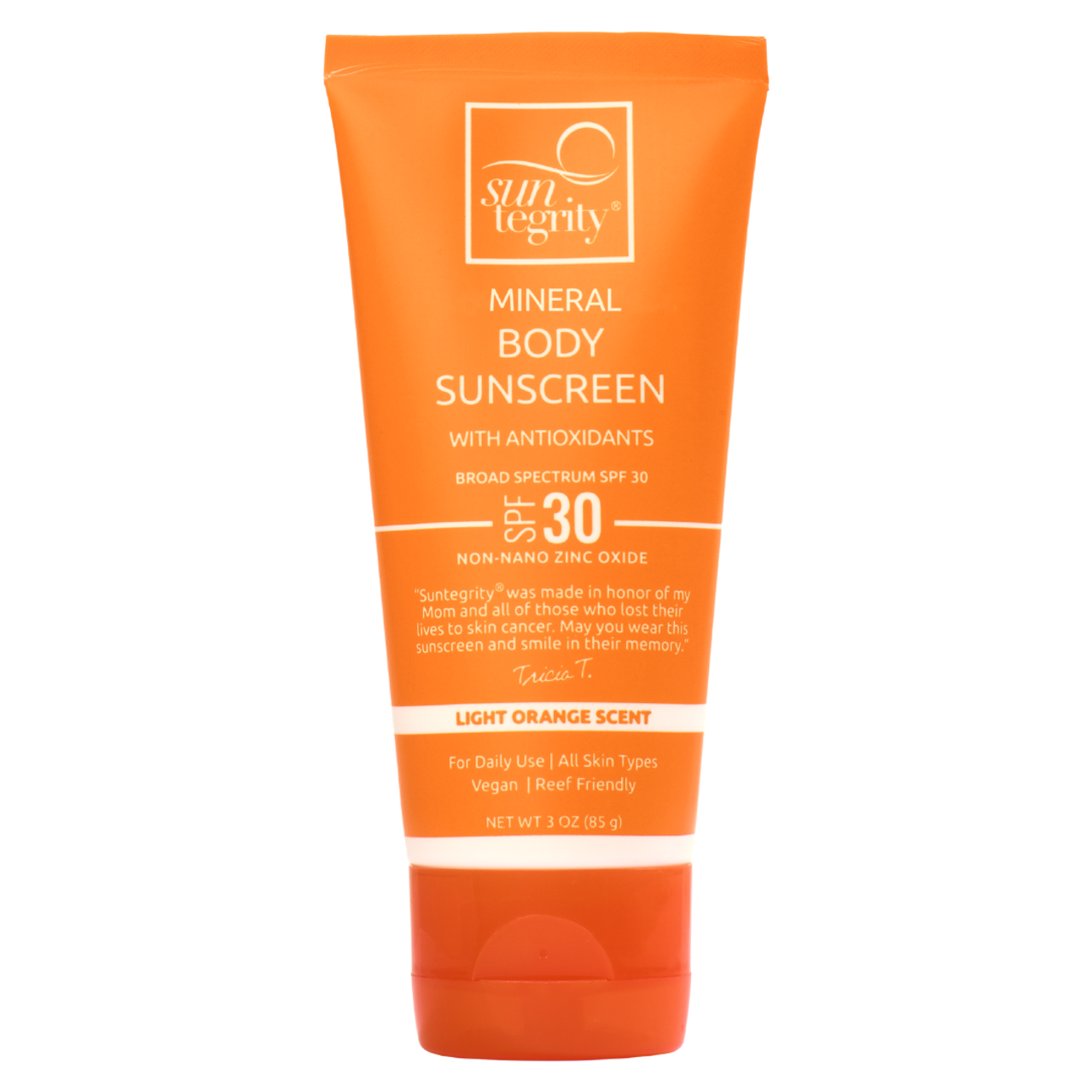 suntegrity Natural Mineral Body Sunscreen SPF 30- 3oz