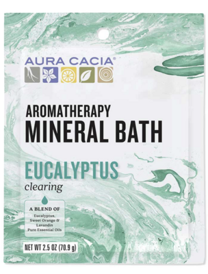 Aura Cacia Aromatherapy Mineral Bath Eucalyptus