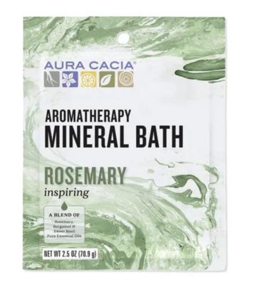 Aura Cacia Aromatherapy Mineral Bath  Rosemary