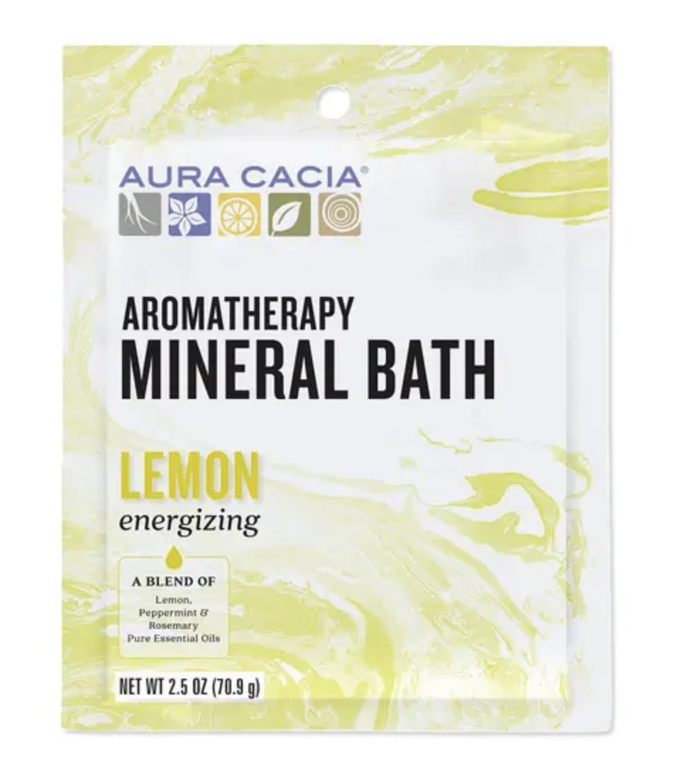 Aura Cacia Aromatherapy Mineral Bath Lemon
