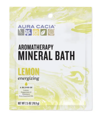 Aura Cacia Aromatherapy Mineral Bath Lemon