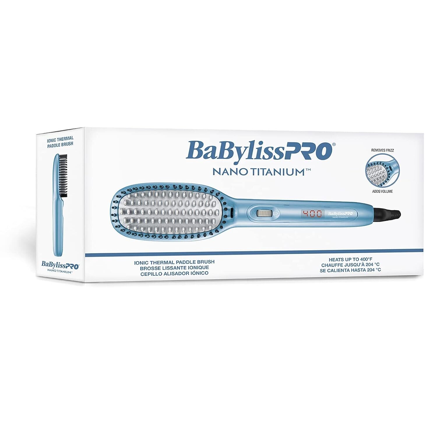 BaByliss Pro Nano Titanium Ionic Thermal Paddle Brush