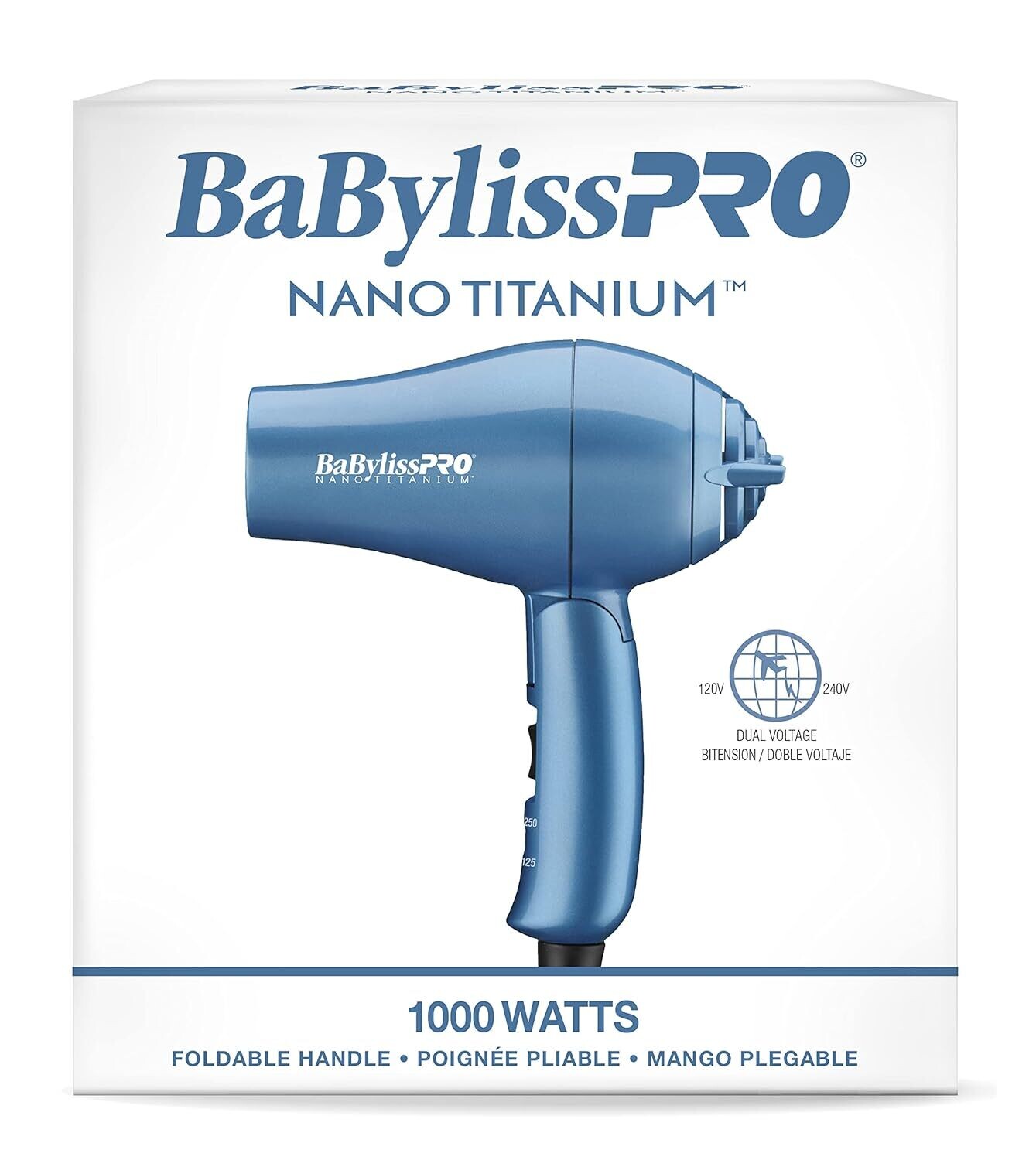 BaByliss Pro Nano Titanium Mini Hair Dryer