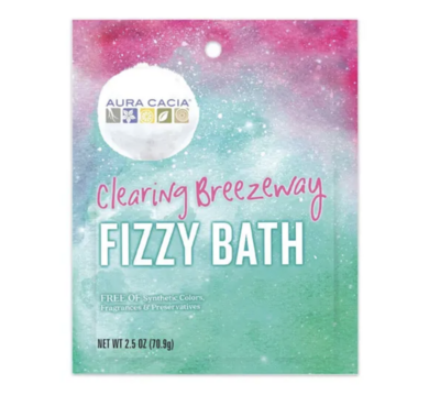 Aura Cacia Clearing Breezeway Fizzy Bath