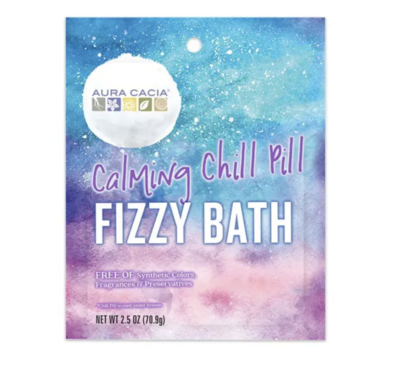 Aura Cacia Calming Chill Pill Fizzy Bath