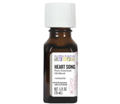 Aura Cacia Heart Song Pure Essential Oil Blend .5oz