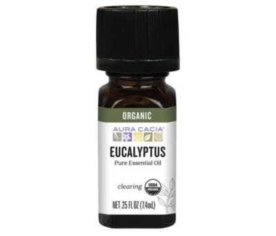 Aura Cacia Eucalyptus Clearing  Pure Essential Oil .25 Oz