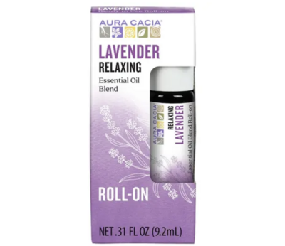Aura Cacia Lavender Essential Oil Roll On .31oz