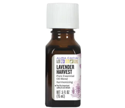 Aura Cacia Lavender Harvest Pure Essential Oil Blend .5oz