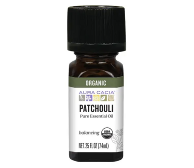 Aura Cacia Patchouli Pure Essential Oil .5oz