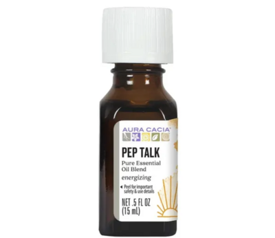 CLEARANCE Aura Cacia Pep Talk Pure Essential Oil Blend .5oz