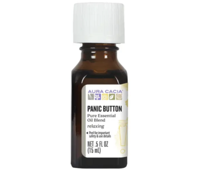Aura Cacia Panic Button Pure Essential Oil Blend .5oz