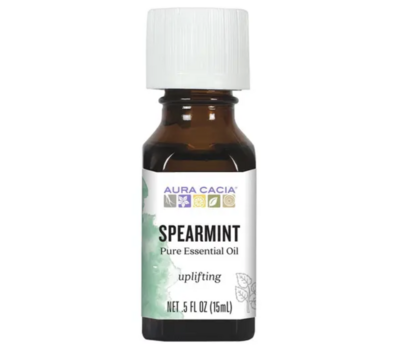 Aura Cacia Spearmint Pure Essential Oil .5oz