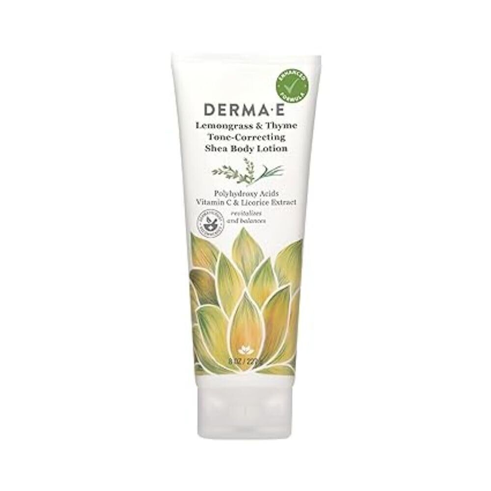 Derma E Lemongrass &amp; Thyme Tone-Correcting Shea Body Lotion