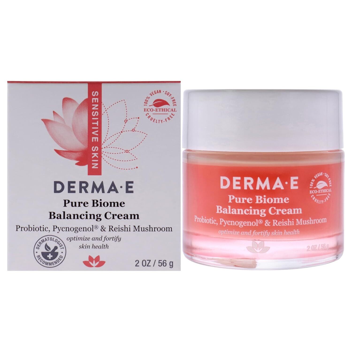 Derma E Pure Biome Balancing Moisturizer 2oz