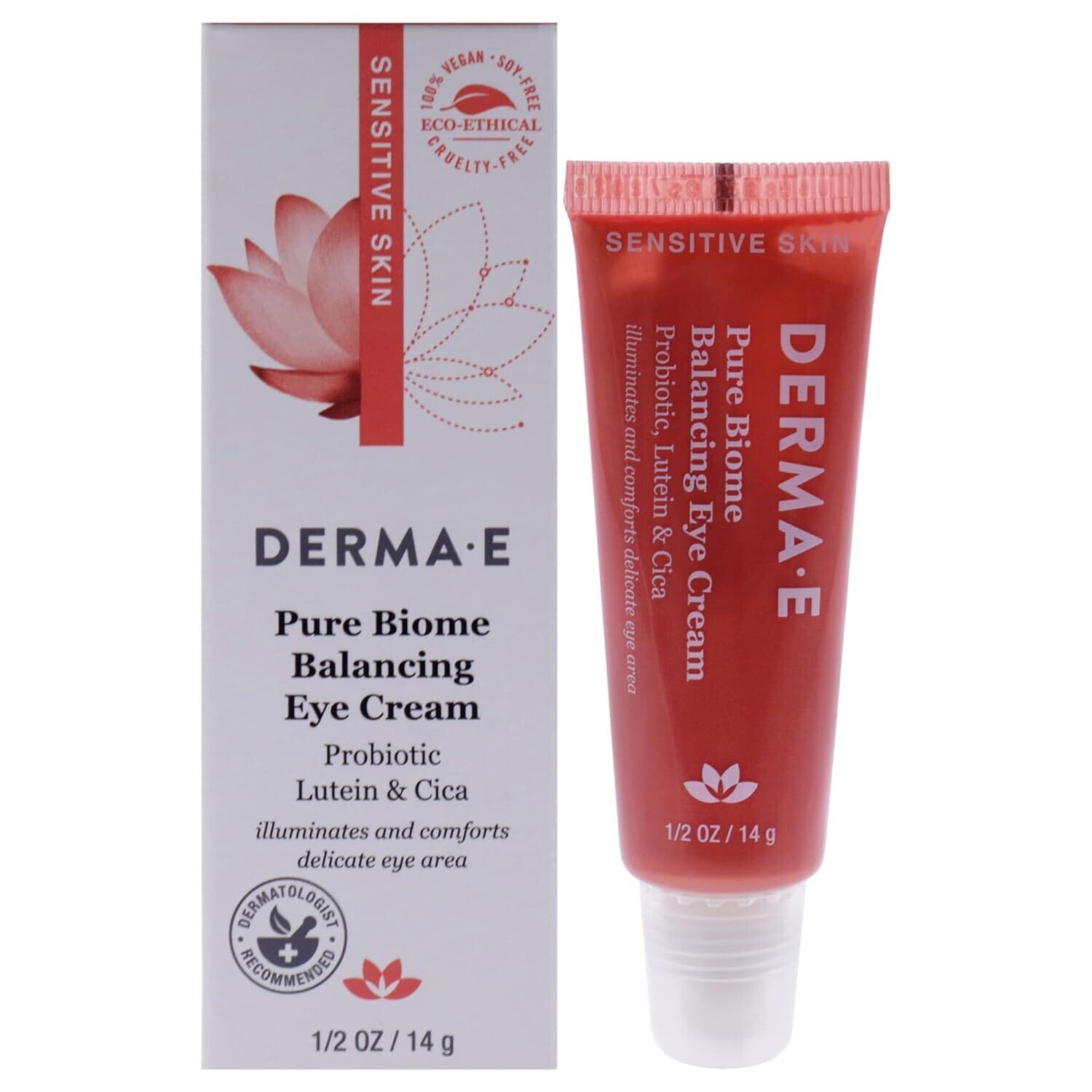Derma E Pure Biome Balancing Eye Cream 1\2oz
