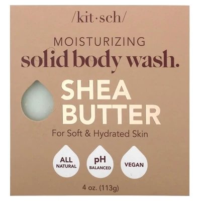 KITSCH Moisturizing Solid Body Wash Shea Butter