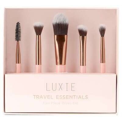 LUXIE Travel Essentials Five Piece Brush Set