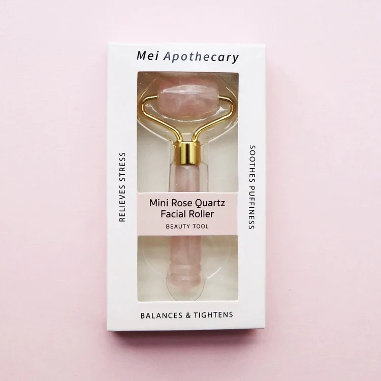 mei apothecary Mini Rose Quartz Facial Roller