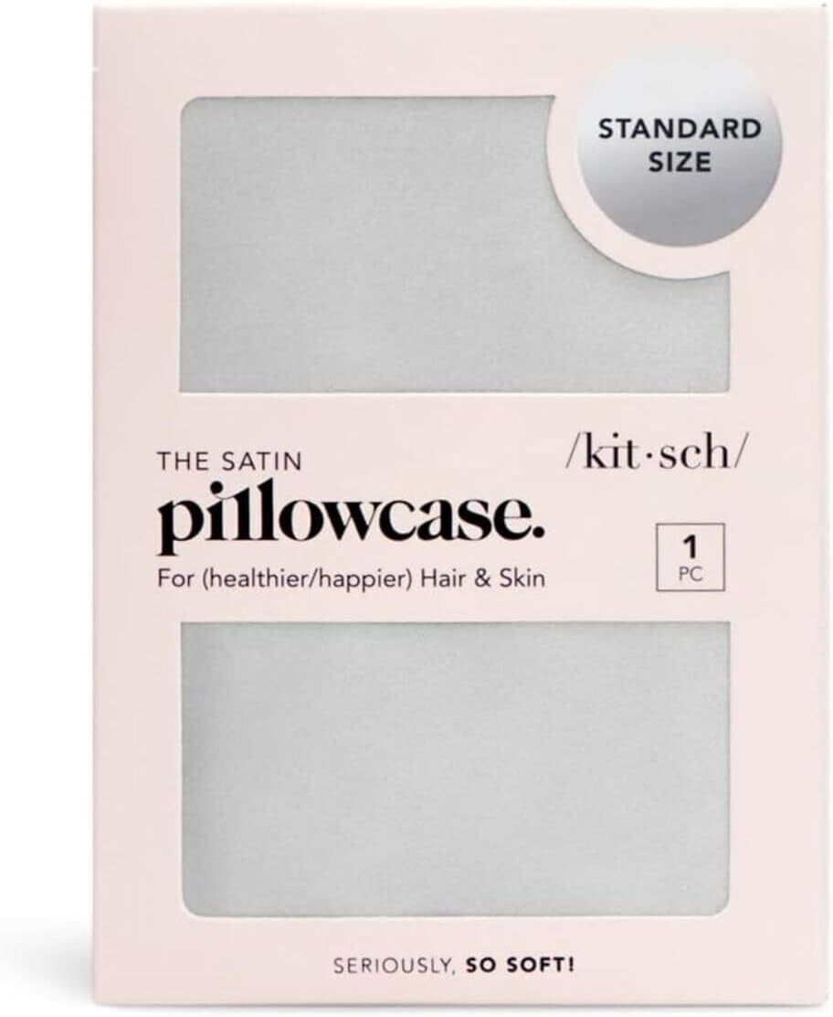 KITSCH The Satin Pillowcase Silver