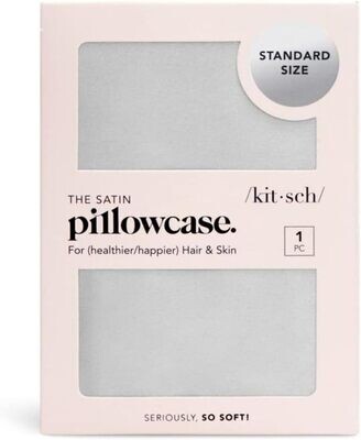 KITSCH The Satin Pillowcase Silver