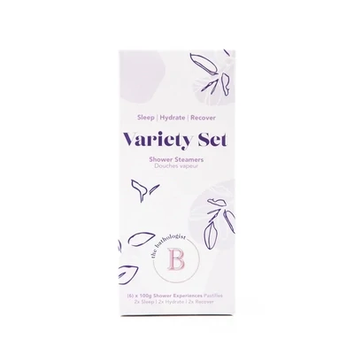 The Bathologist Variety Set Sleep Hydrate Recover Shower Steamers 6   pc