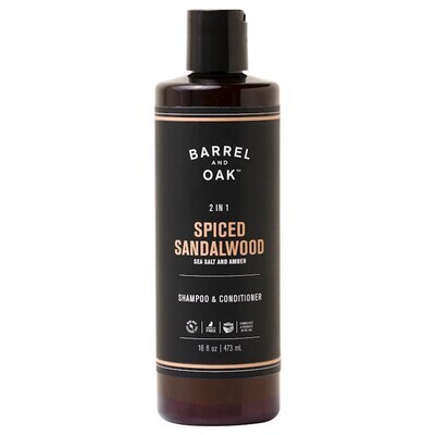 Barrel And Oak 2 In 1 Spiced Sandalwood Shampoo &amp; Conditioner