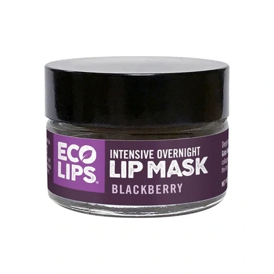 eco LIPS Intensive Overnight Lip Mask- Blackberry