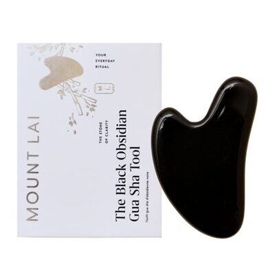 Mount Lai The Black Obsidian Gua Sha Tool