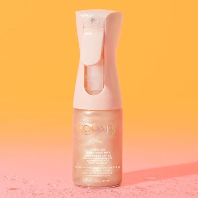 KOPARI Sunglaze Rose goldSheer Body Mist Sunscreen Spf 42