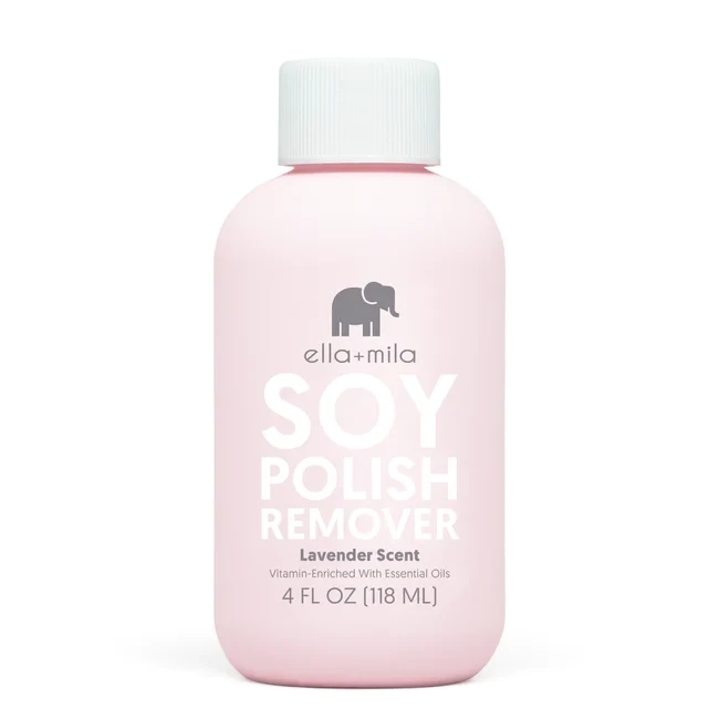 Ella + Mila Soy Polish Remover Lavender Scent