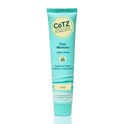 CoTZ Face Moisture Lightly Tinted Mineral Sunscreen 1.5 oz
