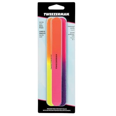 Tweezerman Neon Hot Nail Files Lg