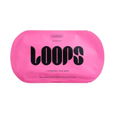 LOOPS Double Take Glow Mask-1 Hydrogel Face Mask