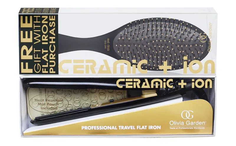 Olivia Garden Ceramic + Ion Professional Travel Flat Iron