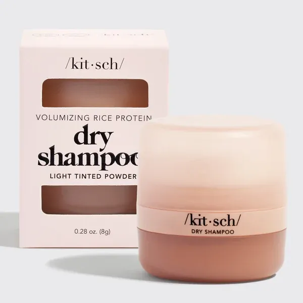 kitsch Volumizing Rice Protein Dry Shampoo Lightly Tinted Powder