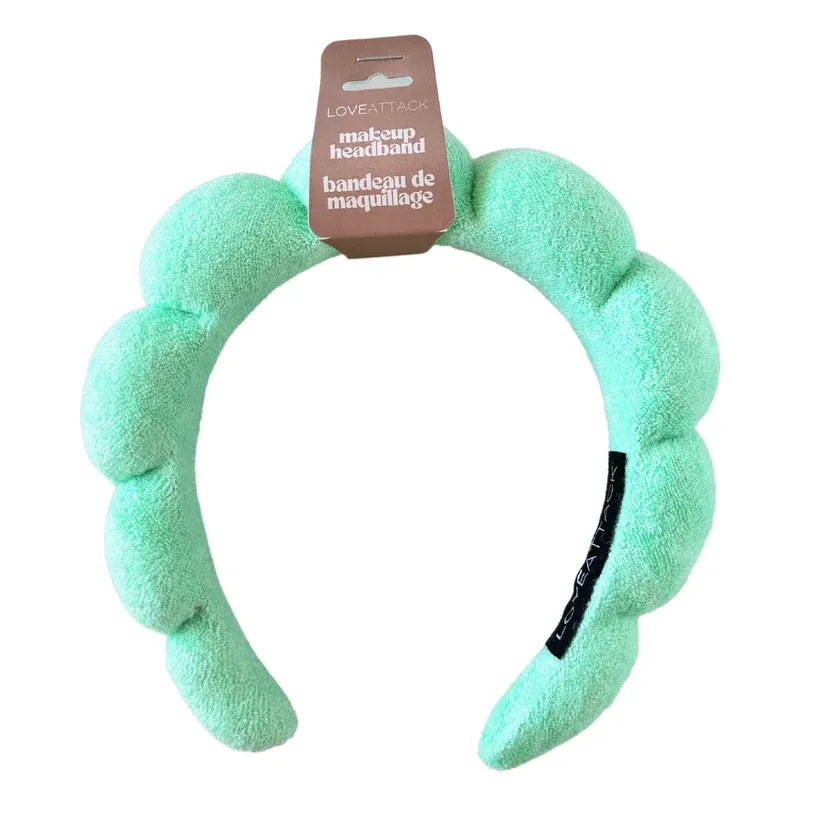 LOVEATTACK Makeup Headband Green