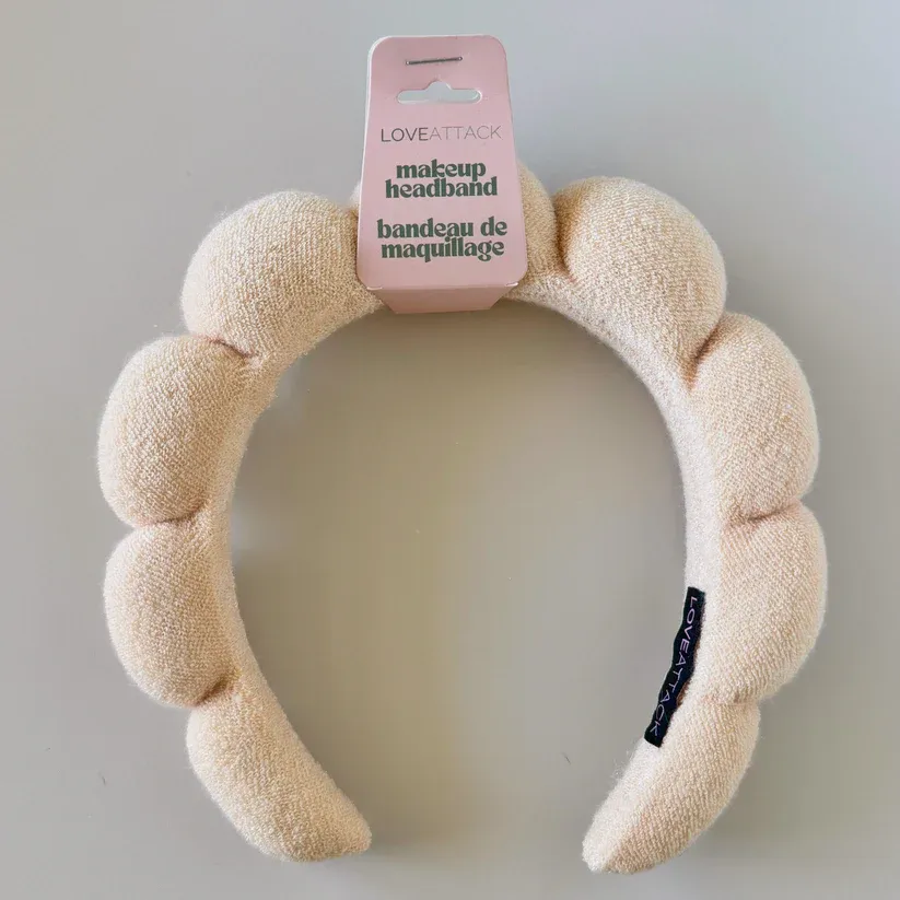 LOVEATTACK Makeup Headband Beige