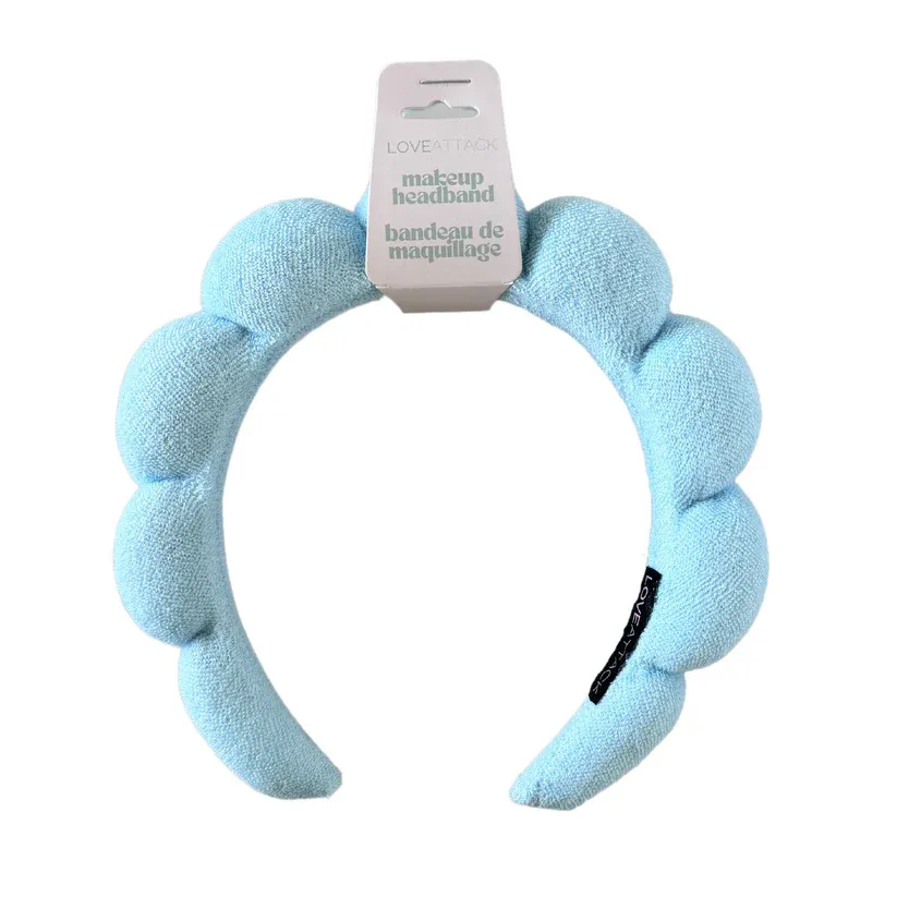 LOVEATTACK Makeup Headband Blue