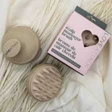 LOVEATTACK Scalp Massager Brush- Beige