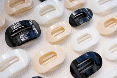 Clearance Teleties Flat Clip Medium Round