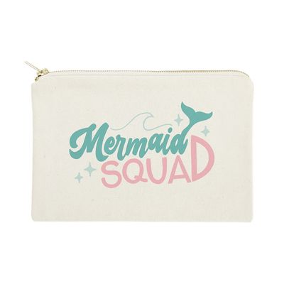 The Cotton &amp; Canvas Co Mermaid Squad Cosmetic Bag