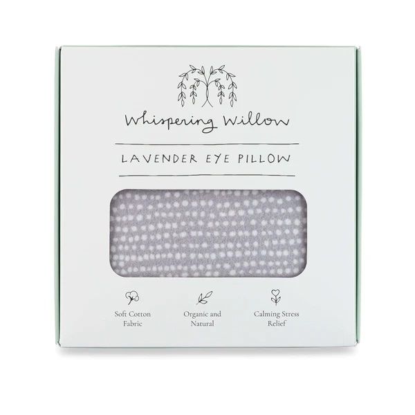 Whispering Willow- Eye Pillow, Lavender Grey