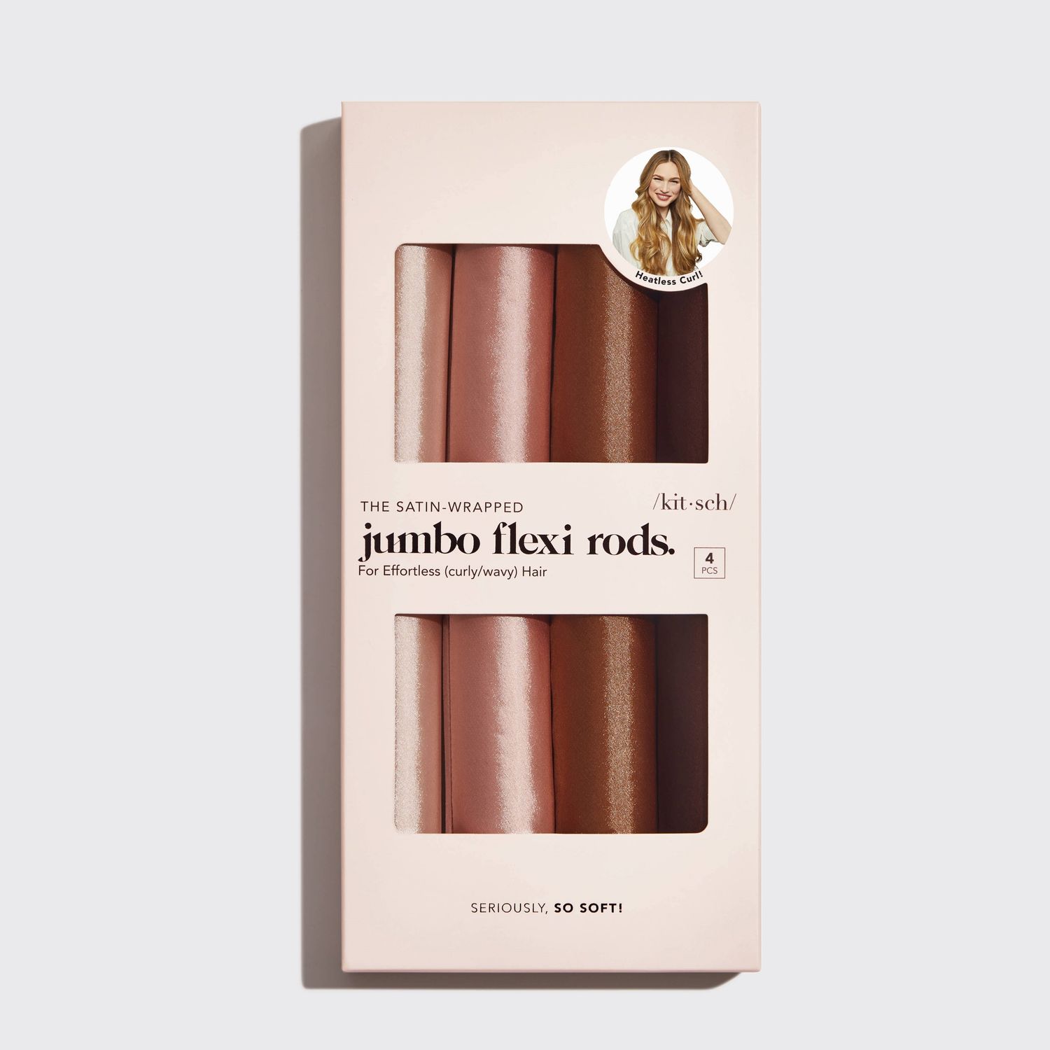 kitsch The Satin-Wrapped Jumbo Flexi Rods