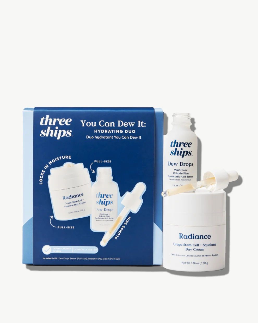 three ships You Can Dew It: Hydrating Duo