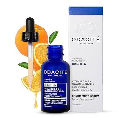 ODACITE Vitamin C &amp; E  Hyaluronic Acid  Brightening Serum