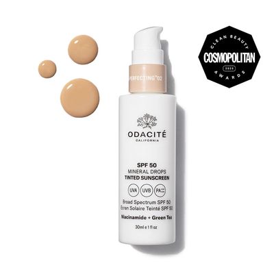 ODACITE Mineral Drops 02 Tinted Sunscreen SPF 50