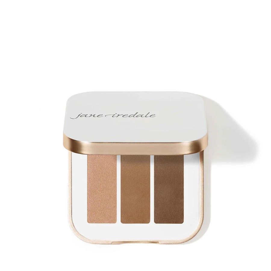 jane iredale PurePressed Eye Shadow Triple- Triple Cognac