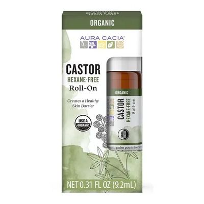 Aura Cacia Organic Hexane-Free Caster Oil Roll-on